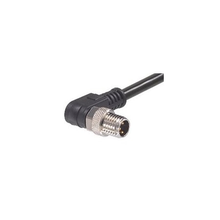 Woodhead Nano-Change (M8) Single-Ended Cordset With Knurled Hexnut, 4 Pole 1200868650